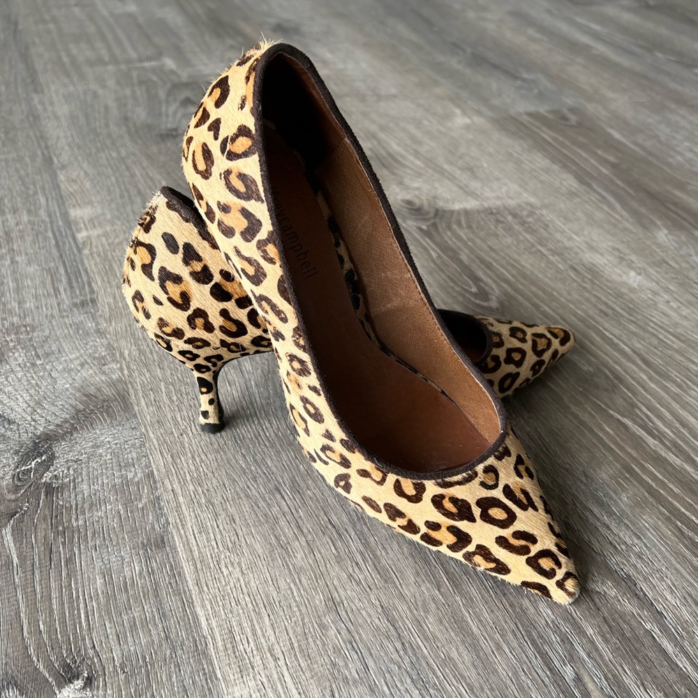 Jeffrey Campbell calf hair pump